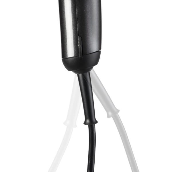 Фен для волос BaByliss PRO Falco Black&Silver BAB8550BE, 2000 Вт, система ионизации, диффузор