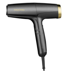 Фен для волос с диффузором и технологией ионизации BaByliss PRO Falco Grey&Gold 2000 Вт BAB8550E