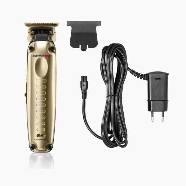 Триммер для стрижки аккумуляторно-сетевой BaByliss PRO LO-PROFX Trimmer Gold FX726GE, с Т-образным ножевым блоком
