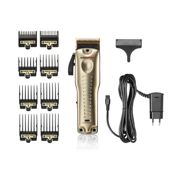 Машинка для стрижки аккумуляторно-сетевая BaByliss PRO LO-PROFX Gold FX825GE