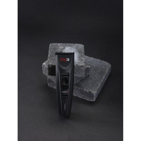 Машинка для стрижки аккумуляторно-сетевая BaByliss PRO FX3 Clipper FXX3CBE, 0.8–2 мм, DLC-Titanium, бесщеточный мотор