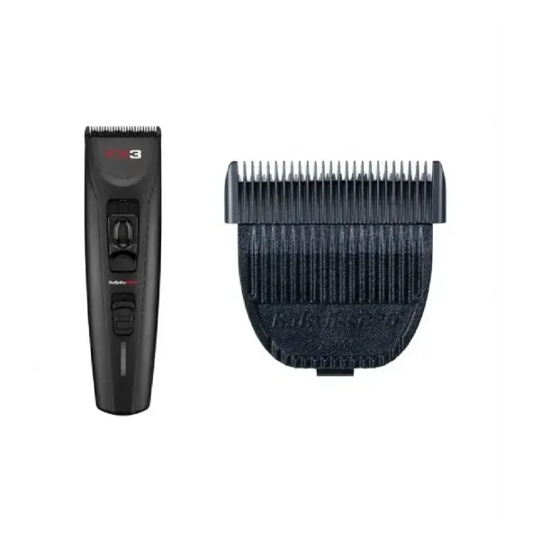 Машинка для стрижки аккумуляторно-сетевая BaByliss PRO FX3 Clipper FXX3CBE, 0.8–2 мм, DLC-Titanium, бесщеточный мотор