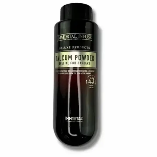 Тальк пудра для волосся Immortal Infuse Talcum Powder 180 гр INF-88, для стрижки та гоління