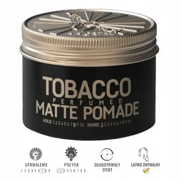 Помада матовая парфюмированная  для укладки волос Immortal NYC Tobacco Matte Pomade 100 мл NYC-15