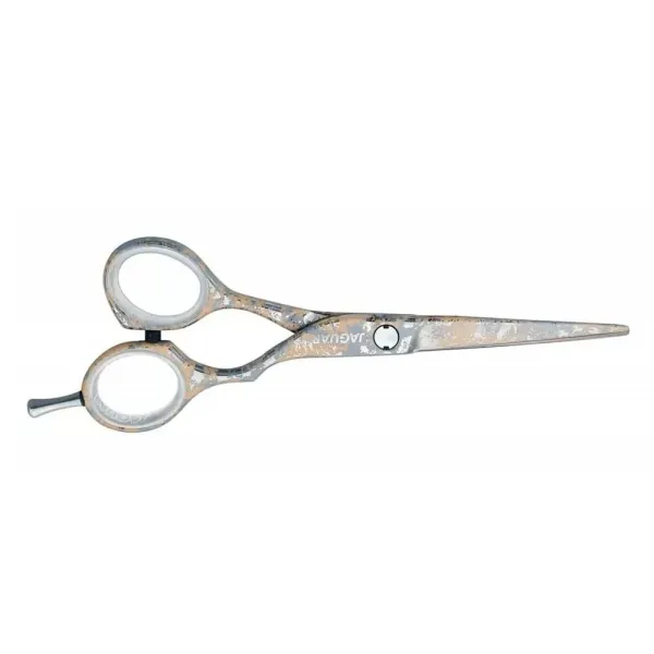 Ножницы парикмахерские прямые 5.5 Jaguar Silver Line CJ4 Plus "Natural Vibes" J-9255-10