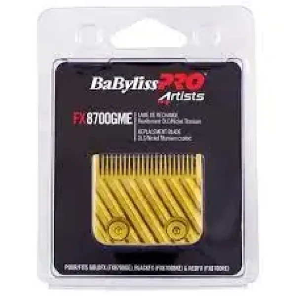 Ножовий блок для машинок BaByliss Pro FX8700 4Artists Replacement Blade Gold FX8700GME, 0.8 мм, DLC