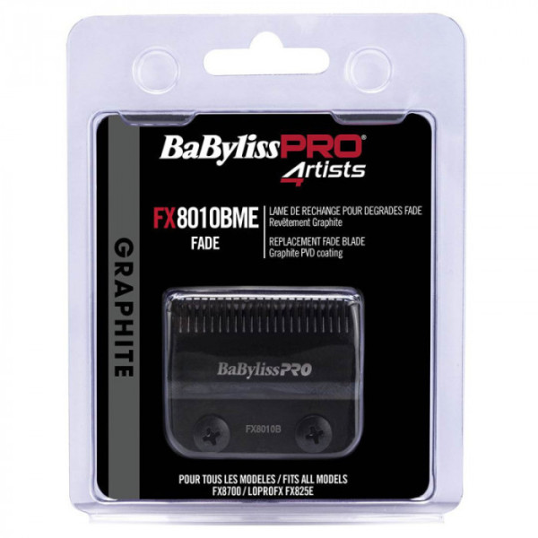 Ножевой блок для машинок BaByliss PRO FX8700, FX825E Lame Fade Graphite FX8010BME, 0.8 мм, фейдинг