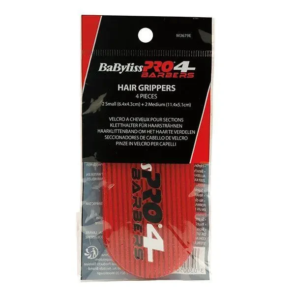 Липучка фиксатор для волос BaByliss PRO 4Barbers Hair Grippers M3679E 4 шт