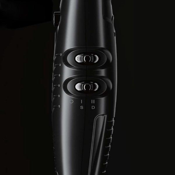 Фен для волос в кейсе JRL Forte Pro Black JRL-FP2020L 2400 Вт 20500 об/мин + распылитель JRL-BA2