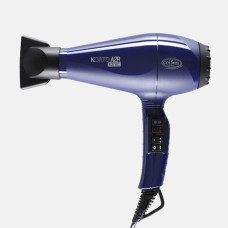 Фен для волос Coifin Korto KA2R-Ion 2400 Вт с ионизацией, 162 км/ч, 88 м³/ч, синий, Италия
