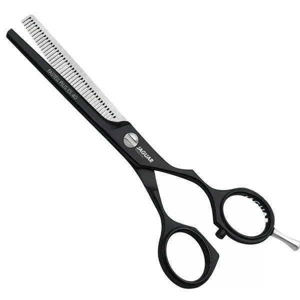 Ножницы парикмахерские филировочные 5.5 Jaguar White Line Pastell Plus Lava Offset J-3054-2