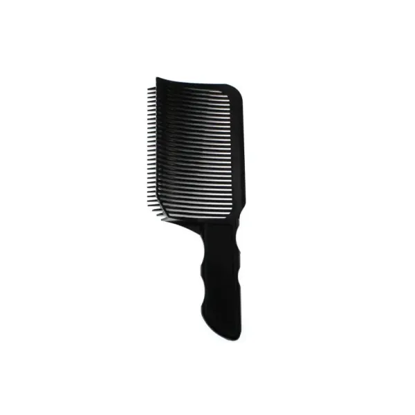 Перукарський гребінець для стрижки волосся Fade Comb SPL 9113 чорний для фейду та тушовки