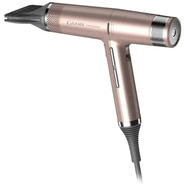 Фен для волос с диффузором Ga.Ma IQ3 Perfetto Rose&Gold PH6080.PK, 1600 Вт, 120000 об/мин, 74 м³/час
