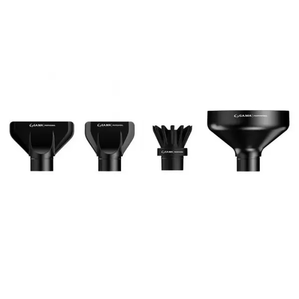Фен для волос с диффузором Ga.Ma IQ3 Perfetto Black PH6080.BK, 1600 Вт, 110000 об/мин, 294 г, 74 м³/ч, черный