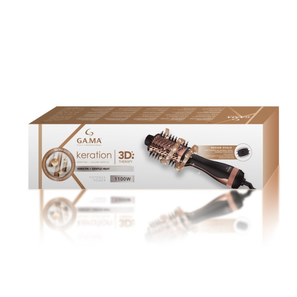 Фен-щетка для волос Ga.Ma Stylish Keration 3D 1100 Вт GH4001