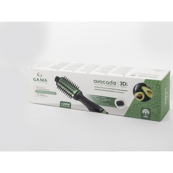 Фен-щетка для волос Ga.Ma Avocado Power 3D 1100 Вт GH4002