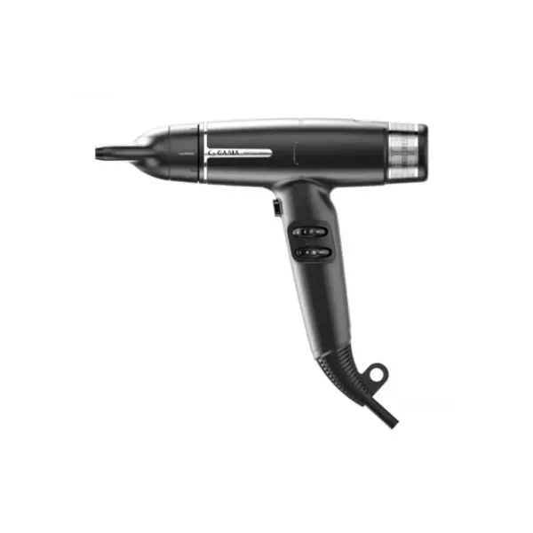 Фен для волос Ga.Ma IQ Lite Max Black PH6035.BK, 1700 Вт, 85 000 об/мин, 3 температуры, 2 скорости, диффузор