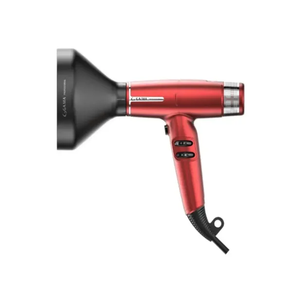 Фен для волос Ga.Ma IQ Lite Max Red PH6035.RD, 1700 Вт, 3 температурных режима, 2 скорости, диффузор