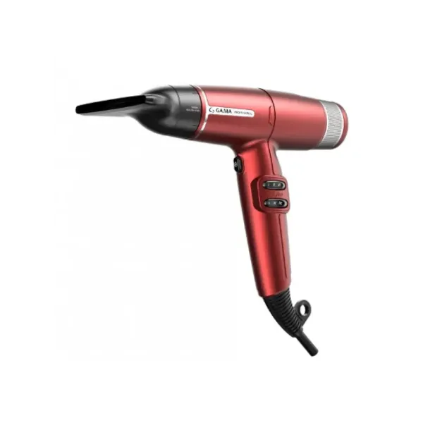 Фен для волос Ga.Ma IQ Lite Max Red PH6035.RD, 1700 Вт, 3 температурных режима, 2 скорости, диффузор