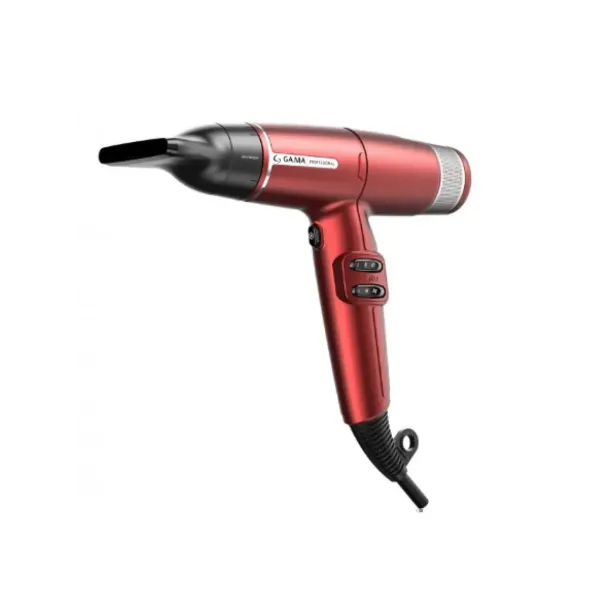 Фен для волос Ga.Ma IQ Lite Max Red PH6035.RD, 1700 Вт, 3 температурных режима, 2 скорости, диффузор