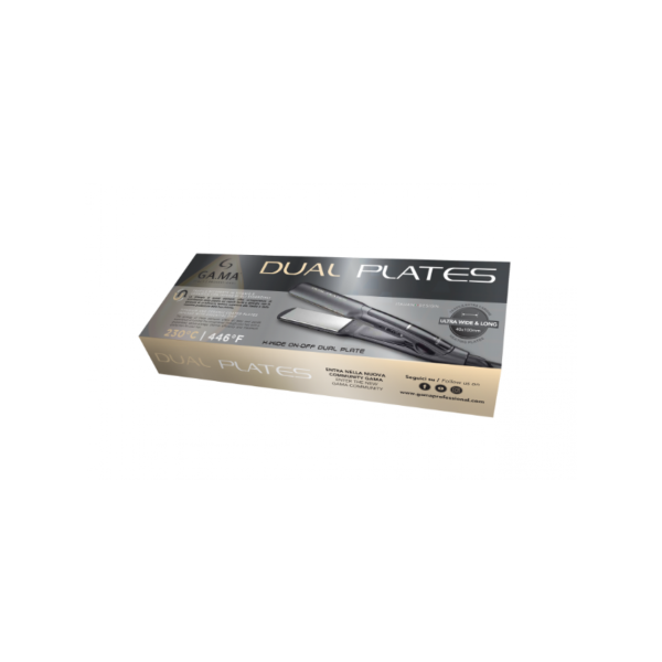 Выпрямитель для волос Ga.Ma Iron X Wide Dual Plates GI3034 – титанo-керамические пластины 40×100 мм, температура 230°C