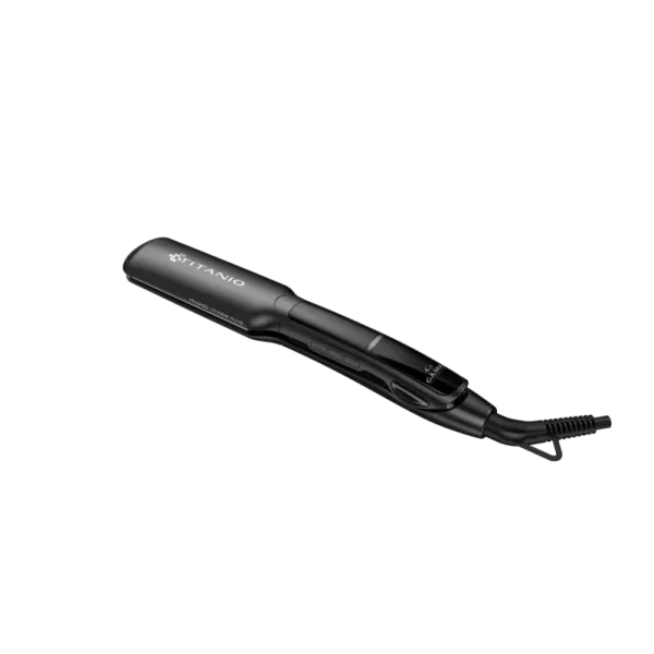 Выпрямитель для волос Ga.Ma X-Wide Digital GI3036, титановые пластины 40×100 мм, 150–230°C, 4D Therapy Ozone Ion, Nano Silver