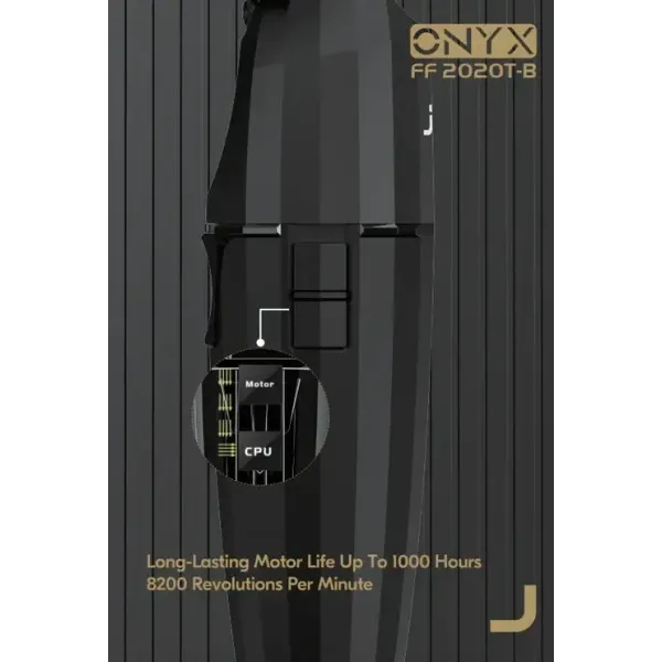 Триммер для стрижки и окантовки аккумуляторно-сетевой JRL Onyx Trimmer Black JRL-2020T-B