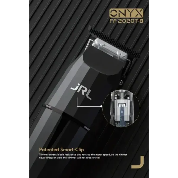 Триммер для стрижки и окантовки аккумуляторно-сетевой JRL Onyx Trimmer Black JRL-2020T-B