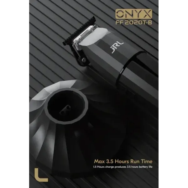 Триммер для стрижки и окантовки аккумуляторно-сетевой JRL Onyx Trimmer Black JRL-2020T-B