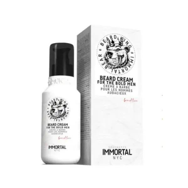 Крем для бороды и усов Immortal Bear Styling Care Cream 100 мл IM-12— уход и мягкость для бороды