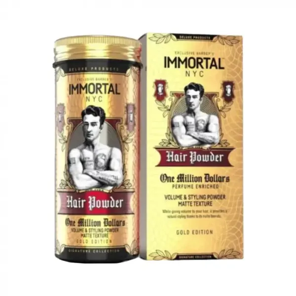 Пудра-воск для укладки волос Immortal NYC One Million Powder Wax 20 г NYC-88, прикорневой обьем, матовый эфект