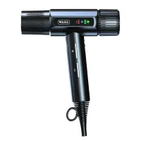 Фен для волос Wahl Vanquish T-Dryer Black 4321-0470 -1600 Вт,DC мотор SmoothTone, диффузор, ионизация, холодный обдув, LED-дисплей, 340 г