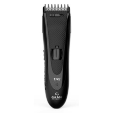 Машинка для стрижки волос аккумуляторно-сетевая Ga.Ma Black Titanium T742 GM4510, 0.8 мм, функция филировки