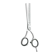 Ножницы парикмахерские филировочные 5.5” Jaguar Silver Line CJ4 Plus CM40 J-92555, 40 зубцов, Offset