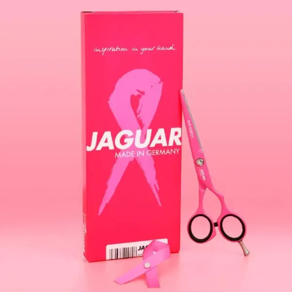Профессиональные парикмахерские ножницы прямые 5.5 дюймов Jaguar White Line Pastell Plus Offset Candy J-4752-3