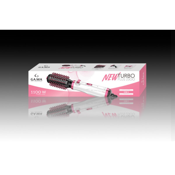Фен-щетка Ga.Ma Turbo Plus 2300 GH0106, 50 мм, 1100 Вт, вращение насадки в обе стороны