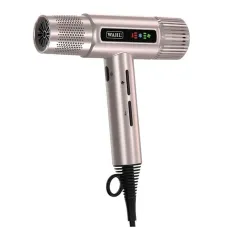 Фен для волос WAHL Vanquish T-Dryer 4321-0471 Rose Gold, 1600 Вт, DC мотор SmoothTone, диффузор, ионизация, холодный обдув, LED-дисплей, 340 г