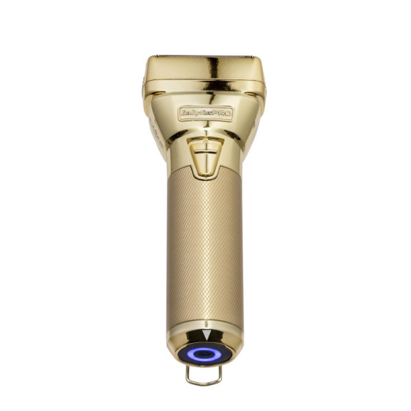 Шейвер BaByliss PRO FX79FSGE FxOne All-Metal Double Foil Gold Shaver, титановые сетки, 10000 об/мин