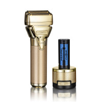Шейвер BaByliss PRO FX79FSGE FxOne All-Metal Double Foil Gold Shaver, титановые сетки, 10000 об/мин