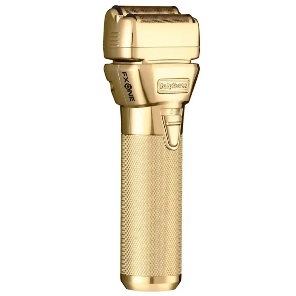 Шейвер BaByliss PRO FX79FSGE FxOne All-Metal Double Foil Gold Shaver, титановые сетки, 10000 об/мин