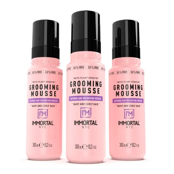 Пена для фиксации и ухода за волосами Immortal NYC Grooming Mousse 300 мл NYC-126