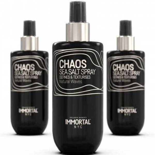 Спрей для волосся з морською сіллю Immortal Chaos Sea Salt Spray 250 ml NYC-81