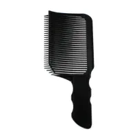 Перукарський гребінець для стрижки волосся Fade Comb SPL 9113 чорний для фейду та тушовки