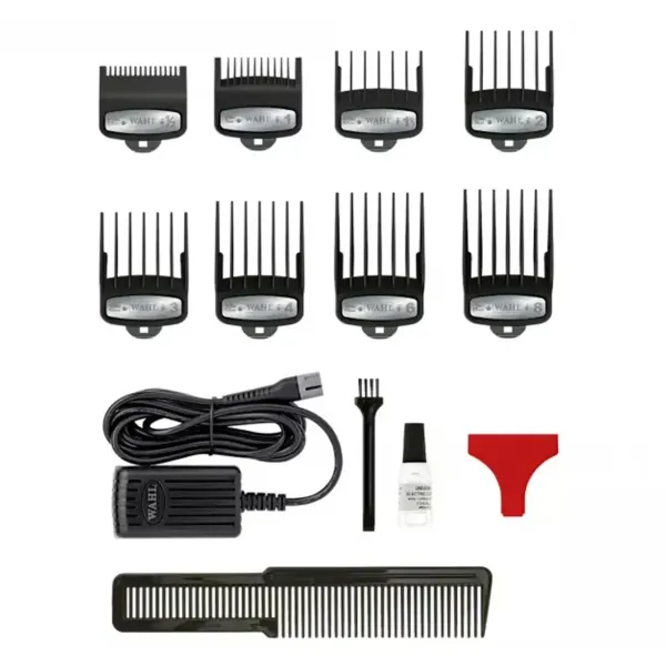 Машинка для стрижки акумуляторно-мережева Wahl Magic Clip Cordless 5 star Black 3026434, роторний мотор зі швидкістю 6500 об/хв