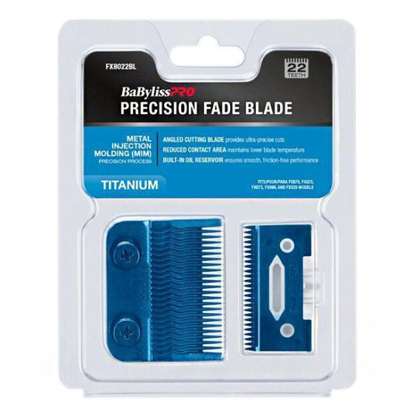 Ножевой блок для машинок BaByliss Pro FX8700, FX825E Blue Titanium FX8022BLE, с титановым покритием