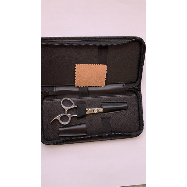 Парикмахерские ножницы для стрижки SPL 90005-55 прямые 5.5", полуконвекс, сталь 9CR, класс B