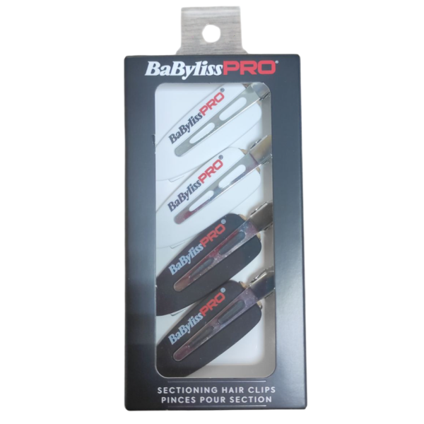 Зажимы для волос металлические 4 шт. BaByliss Pro Dual Shield Dents M4460E