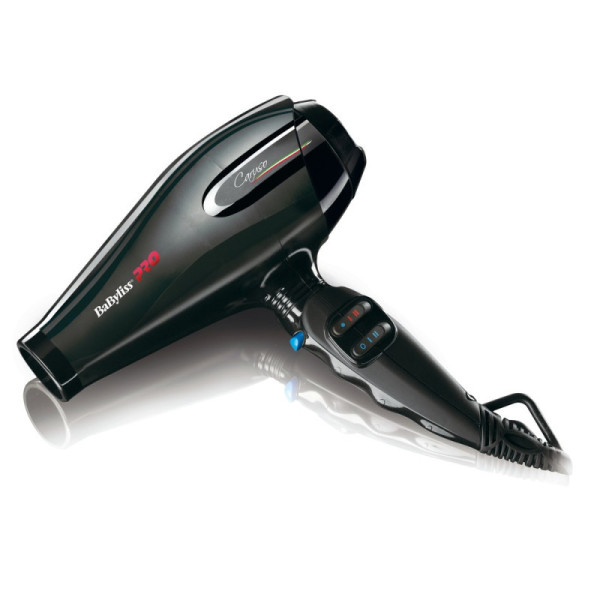 Фен для волос BaByliss PRO Caruso BAB6520RE, 2400 Вт, профессиональный AC мотор, 125 м³/ч, 3 температуры, 2 скорости